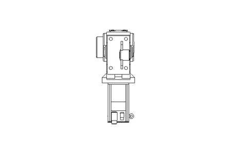 Helical-bevel gear servo motor 25.5 Nm