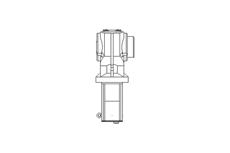 Helical-bevel gear servo motor 25.5 Nm