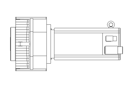 Flachgetriebemotor 31 Nm