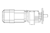 Spur gear motor 0.37kW 169 1/min