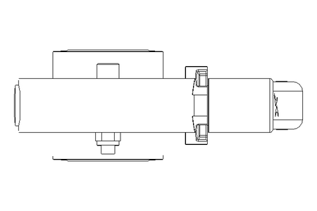 Butterfly valve B DN025 OVO MA H
