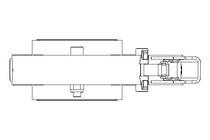 Butterfly valve B DN050 OVO MA H