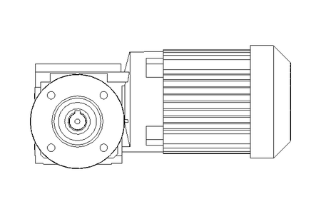 Gear motor 0.18kW 50 1/min