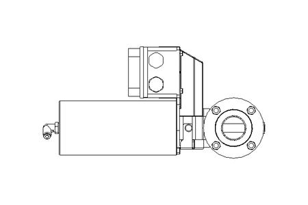 Butterfly valve BR DN040 FVF NC E