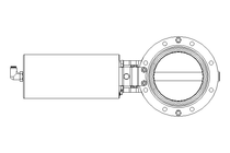 Scheibenventil B DN100 OVO NC H