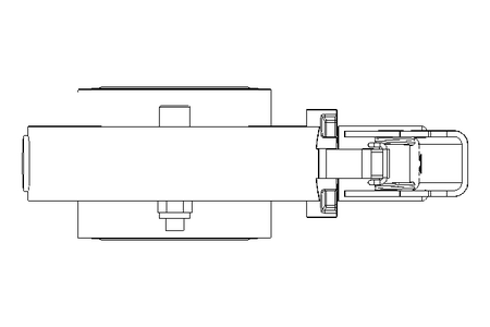 Butterfly valve B DN040 OVO MA F