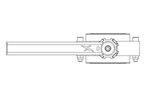 Butterfly valve B DN050 OVO MA F