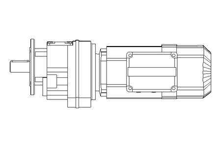 Motoréd. à entraînem.cyl. 0,55kW 48