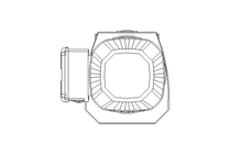 Spur gear motor 0.55kW 48 1/min