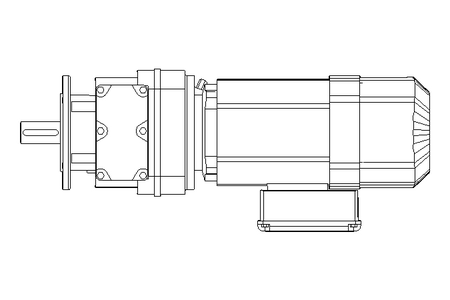 Motoréd. à entraînem.cyl. 0,55kW 48