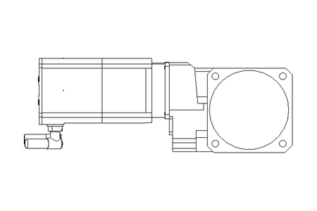 Helical-bevel gearmotor 25.5 Nm