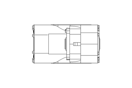 Flat gear servo motor 197 Nm