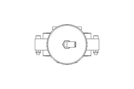 Butterfly valve B DN080 OVO NC V