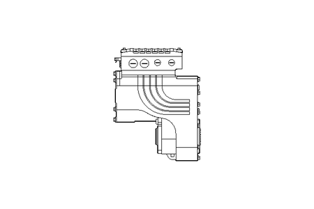 Flat gear servo motor 89 Nm