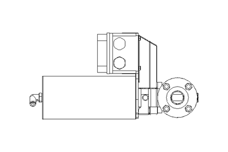 Butterfly valve BR DN025 FVF NC E