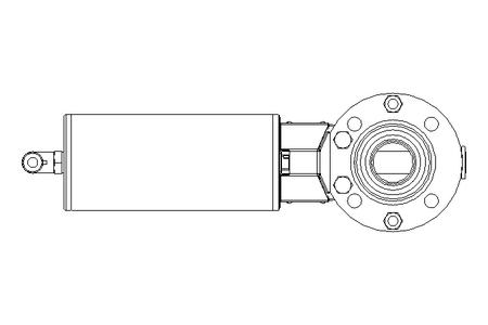 Butterfly valve B DN025 OVO NC V