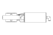 Butterfly valve B DN040 OVO NC V