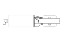 Butterfly valve B DN040 OVO NC V