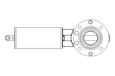 Válvula borboleta B DN040 OVO NC V