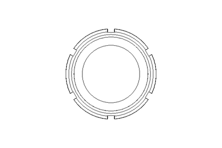 Nutmutter F DN80 1.4404