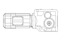 Mot. réd. à cple conique 0,6kW 11 1/min