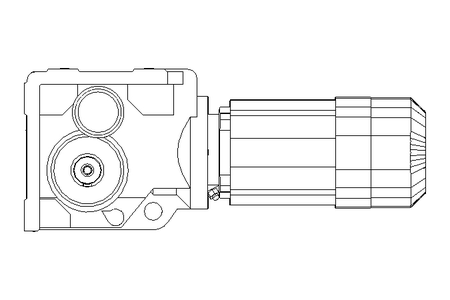 Kegelradgetriebemotor 0,6kW 11 1/min