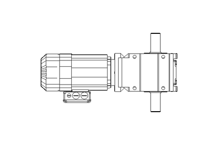 Mot. réd. à cple conique 0,6kW 11 1/min