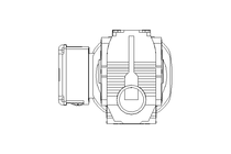 Worm gear motor 0.55kW 50 1/min