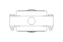 Дисковый клапан B DN050 OVO NC F D16