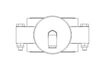 Butterfly valve B DN050 OVO NC F D16