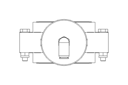 Butterfly valve B DN050 OVO NC F D16