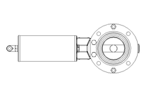 Дисковый клапан B DN050 OVO NC F D16