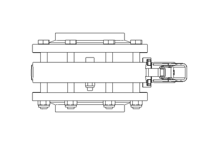 Scheibenventil B   DN080 FVF MA F