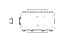 Scheibenventil B   DN080 FVF MA F