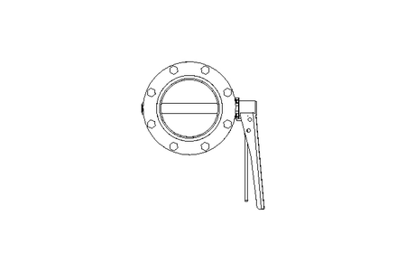 Butterfly valve B DN100 FVF MA F