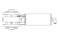 Válvula borboleta B DN025 FVF NC F