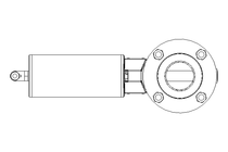 Butterfly valve B DN040 FVF NC F