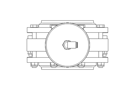 Butterfly valve B DN100 FVF NC F