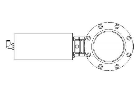 Válvula borboleta B DN100 FVF NC F