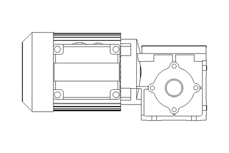 Motor redutor 0,12kW 198 1/min