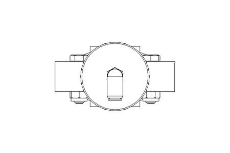 Butterfly valve B DN040 WVW NC H