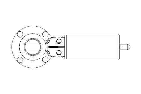 Butterfly valve B DN040 WVW NC H