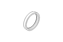 Grooved ring 38x46x7 PUR