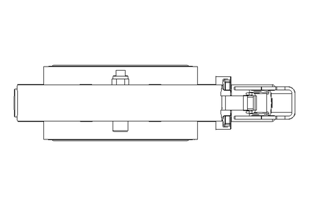 Butterfly valve B DN080 OVO MA V