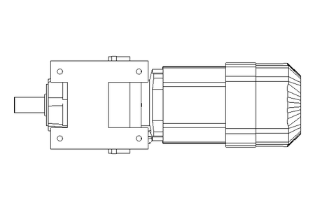 正齿轮变速电机 0,37kW 49 1/min