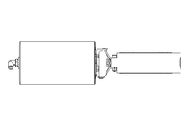 Butterfly valve B DN125 OVO NC F