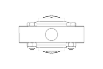 Дисковый клапан B DN040 WVW NC F