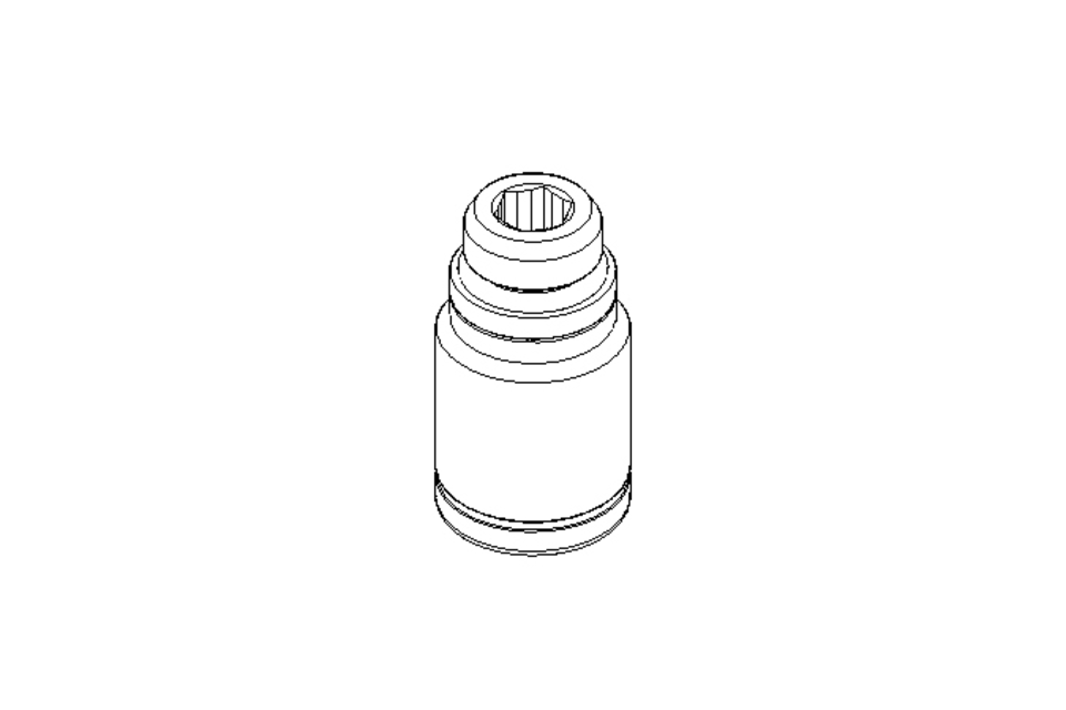 Push-in connector M10x1 D 8 Ms