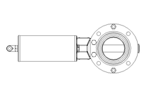 Scheibenventil B DN050 OVO NC HF