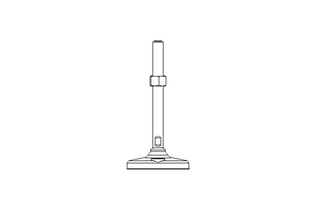 piede snodato D=100 H=207 16000N M16